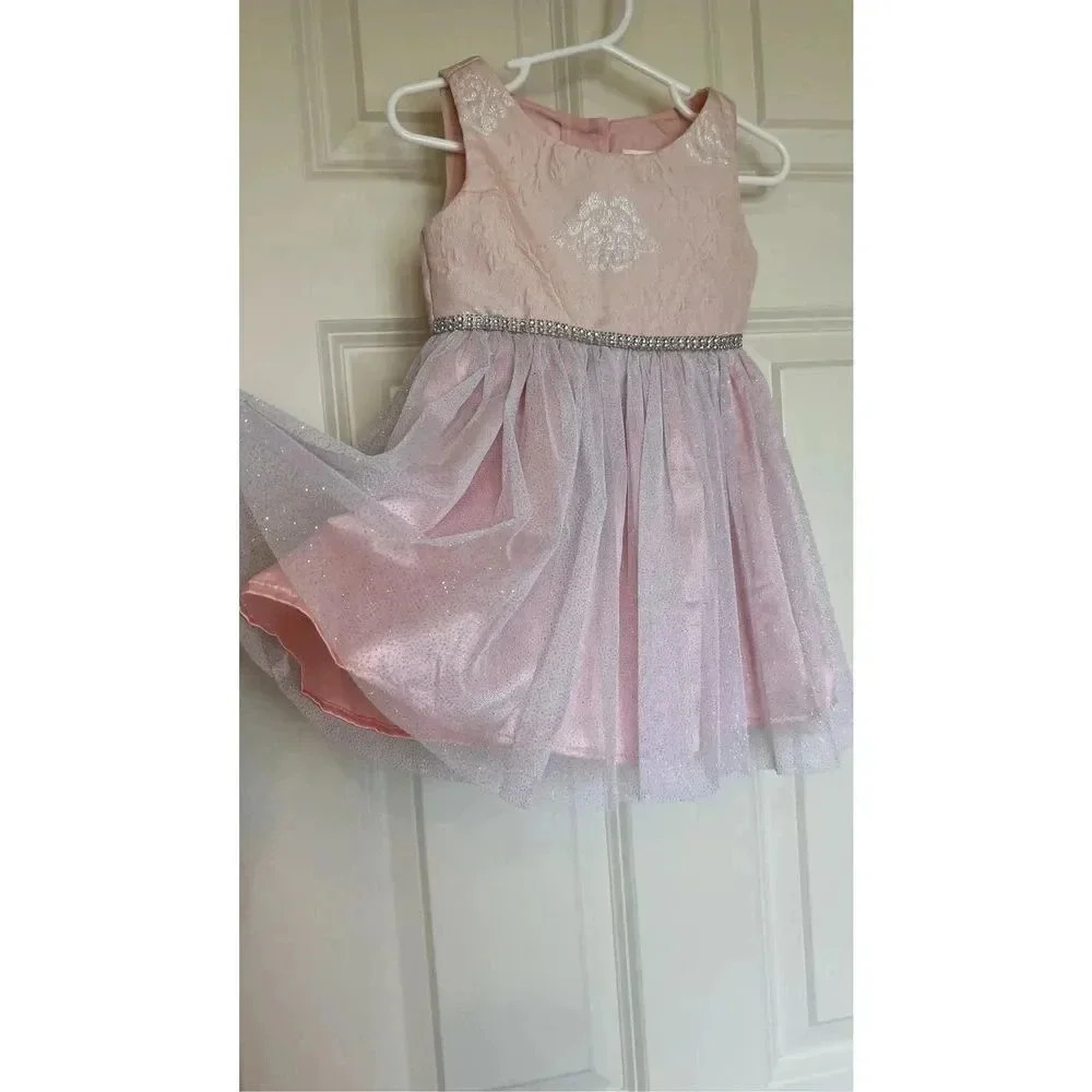 Youngland Girls Toddler Size 2T Casual Princess Dress Sleeveless Pink‎